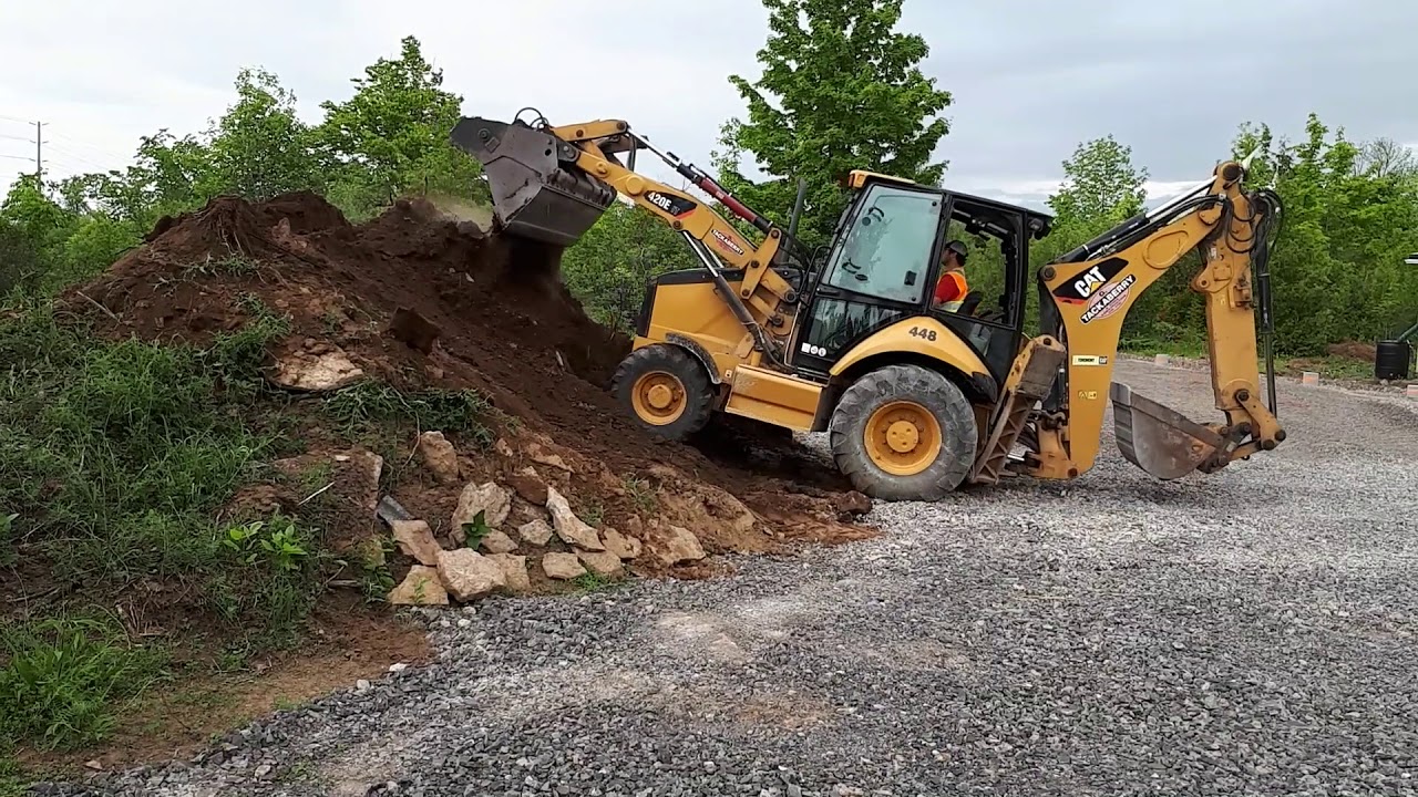 Building a Gravel Pad for the Concrete Foundation YouTube