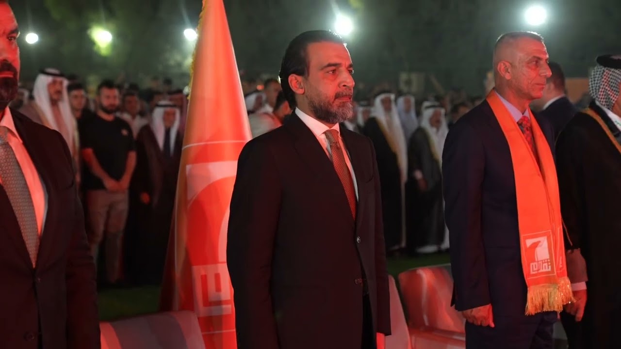 رئيس حزب تقدم يحضر تجمّعاً جماهيرياً لمرشَّح الحزب مؤيد الزيدي