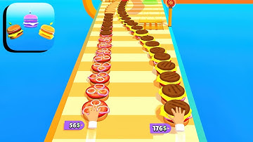 Burger Rusher ​- All Levels Gameplay Android,ios (Levels 17-18)