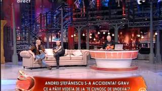 Accidentare horror pentru Andrei Stefanescu!