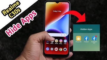 How to hide apps in realme c30s/realme c30s me app hide setting kaise kare,realme c30s app hide