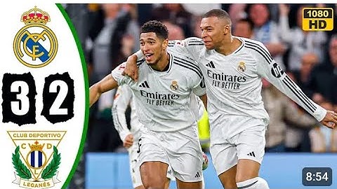 Real Madrid vs Leganes 3-2 - All Goals & Highlights - 2025