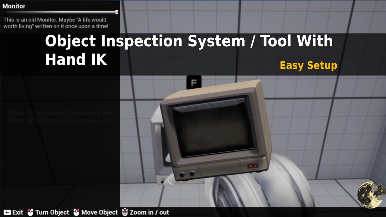 Game Inspect Note Object Inspection System / Tool With Hand IK for Adventure Games | for ...