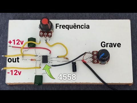 Vídeo: Montagem de um amplificador caseiro de baixa frequência