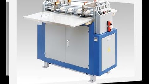 Manual Feed V Grooving Machine II V Grooving Machine II Dust Free Grooving II 3s Graphic Solutions