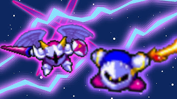 Meta Knight VS Galacta Knight - Kirby (Sprite Animation)