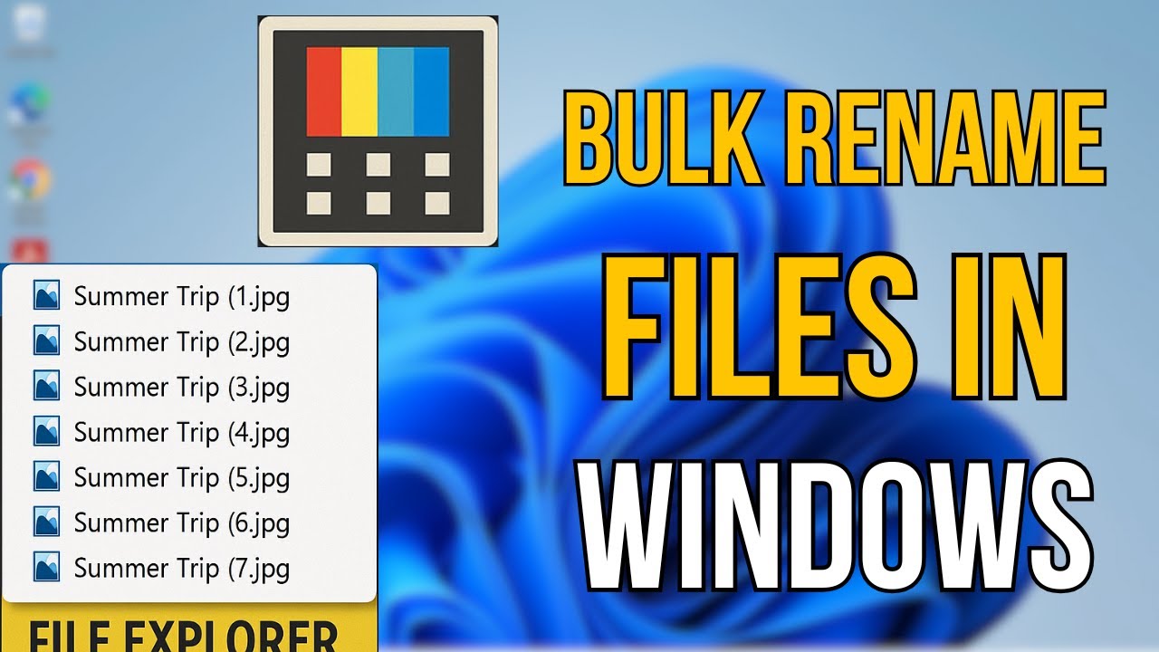 How to Bulk Rename Files in Windows 11 (2 Easy Methods!) - YouTube