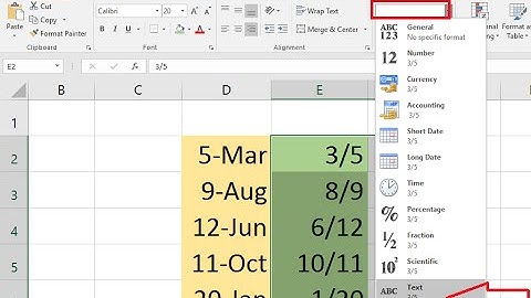 How to Stop Numbers Converting into Dates in MS Excel