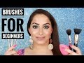 HOW TO USE EYES AND FACE BRUSHES/SPONGE FOR BEGINNERS IN HINDI | Deepti Ghai Sharma