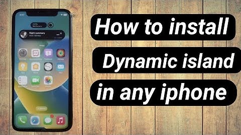How to install Dynamic Island on Old iPhone’s - X, 11, 12, 13