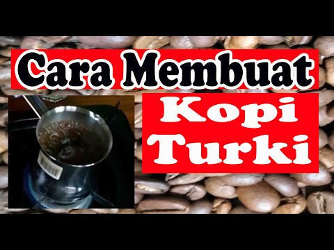 Video: Cara Membuat Kopi Dalam Bahasa Turki Di Atas Dapur