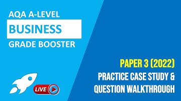 AQA A-Level Business | Paper 3 (2022) Practice Paper Walkthrough