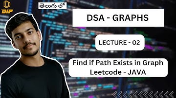 Find if a Path Exists in a Graph || Graphs || DSA || In Telugu #dsa #codingintelugu #leetcode #java
