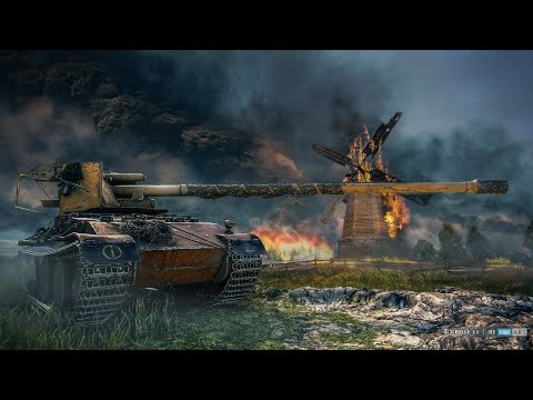 Видео: Кура выехала в город Grille 15. 5210 damage World of Tanks