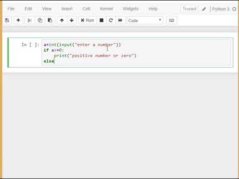 python 5 if else , positive negative number checking - YouTube
