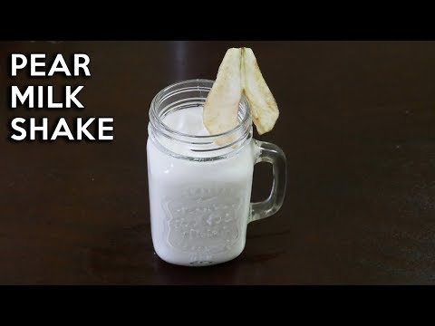 pear-milkshake-recipe-|-breakfast-pear-smoothie-|-pear-juice-recipe-|-fruit-smoothies-for-kids