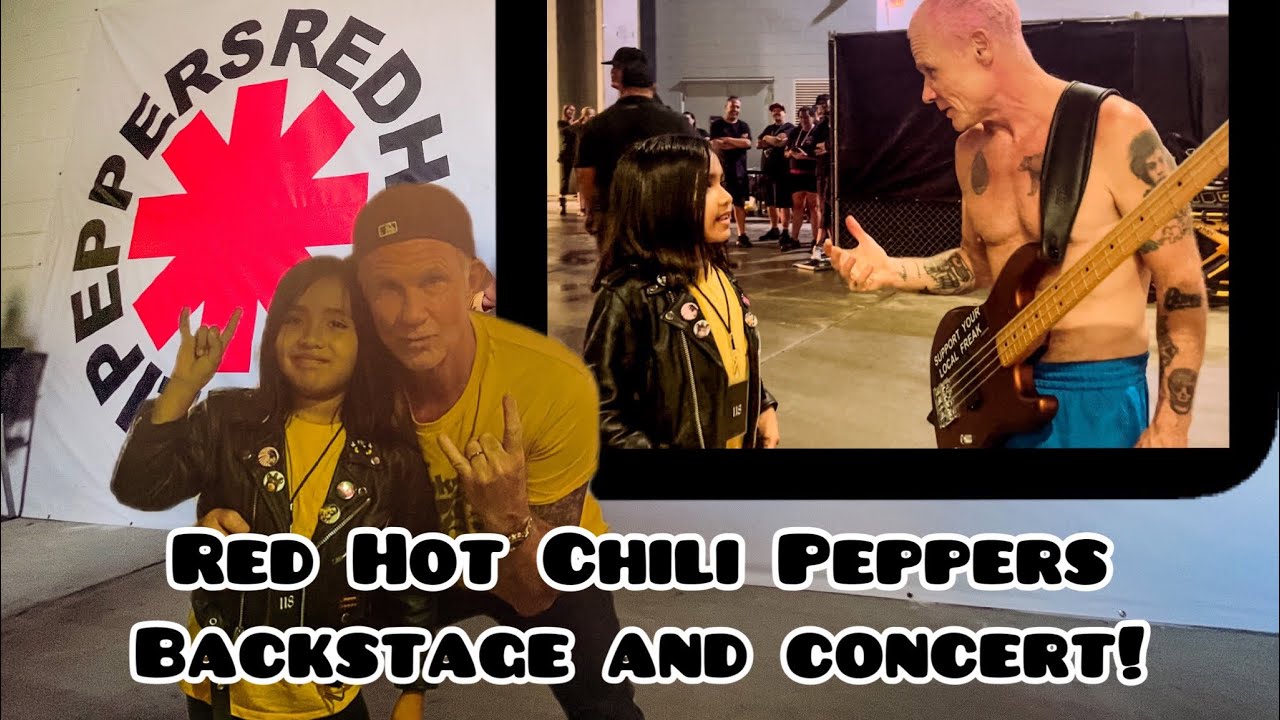 Red Hot Chili Peppers Concert in Orlando! backstage rhcp flea 