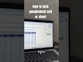 Googlesheet lock or locking cells⁉️#googlesheetstutorial #lockgooglesheet #exceltips