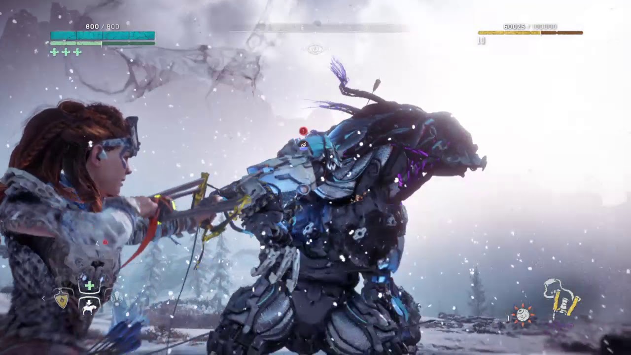 Horizon Zero Dawn Ultra difícil - Garra helada