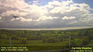Carnkie Weather Timelapse - 3rd May 2019