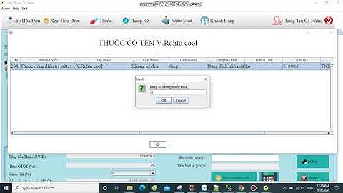 Phần mềm quản lý quầy thuốc - JAVA SWING