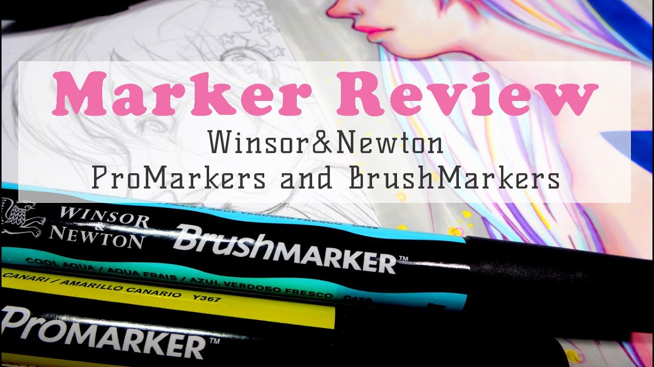 Alcohol based marker set Winsor&Newton Promarker Brush - Vunder