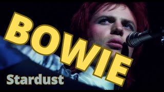Johnny Flynn as David Bowie in 2020 movie "Stardust" ("My Death" - 1972, S.Monica 72, Ziggy: The MP)