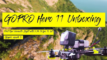Gopro Hero 11 Black Unboxing and First Fpv Cinematic flight footage|Geprc Mark 5| 10bit #goprohero11