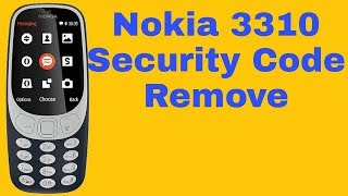 Nokia 3310 Security Code Unlock By Miracle Box. How To Remove Nokia 3310 Security Code