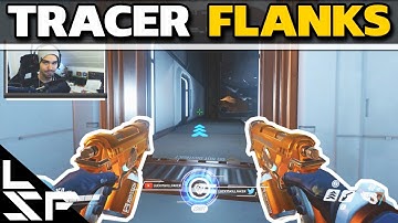 TRACER FLANK ROUTES ON WATCHPOINT: GIBRALTAR - Overwatch Tips #5