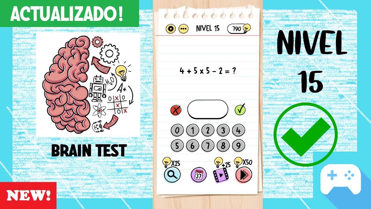 Brain Test Nivel 15 4 5 X 5 2 YouTube