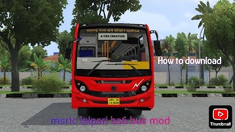 Msrtc lalpari bs6 bus mod #automobile #bus #lalpari #bussid #mod #msrtc #busgames