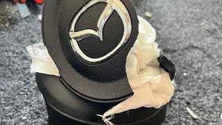 Вторая жизнь подушки безопасности после дтп, или как восстановить подушку безопасности руля Mazda