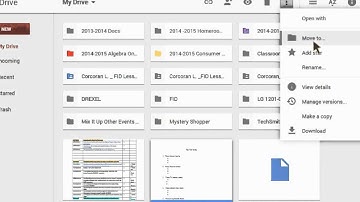 Move a Google Doc into a folder.webm