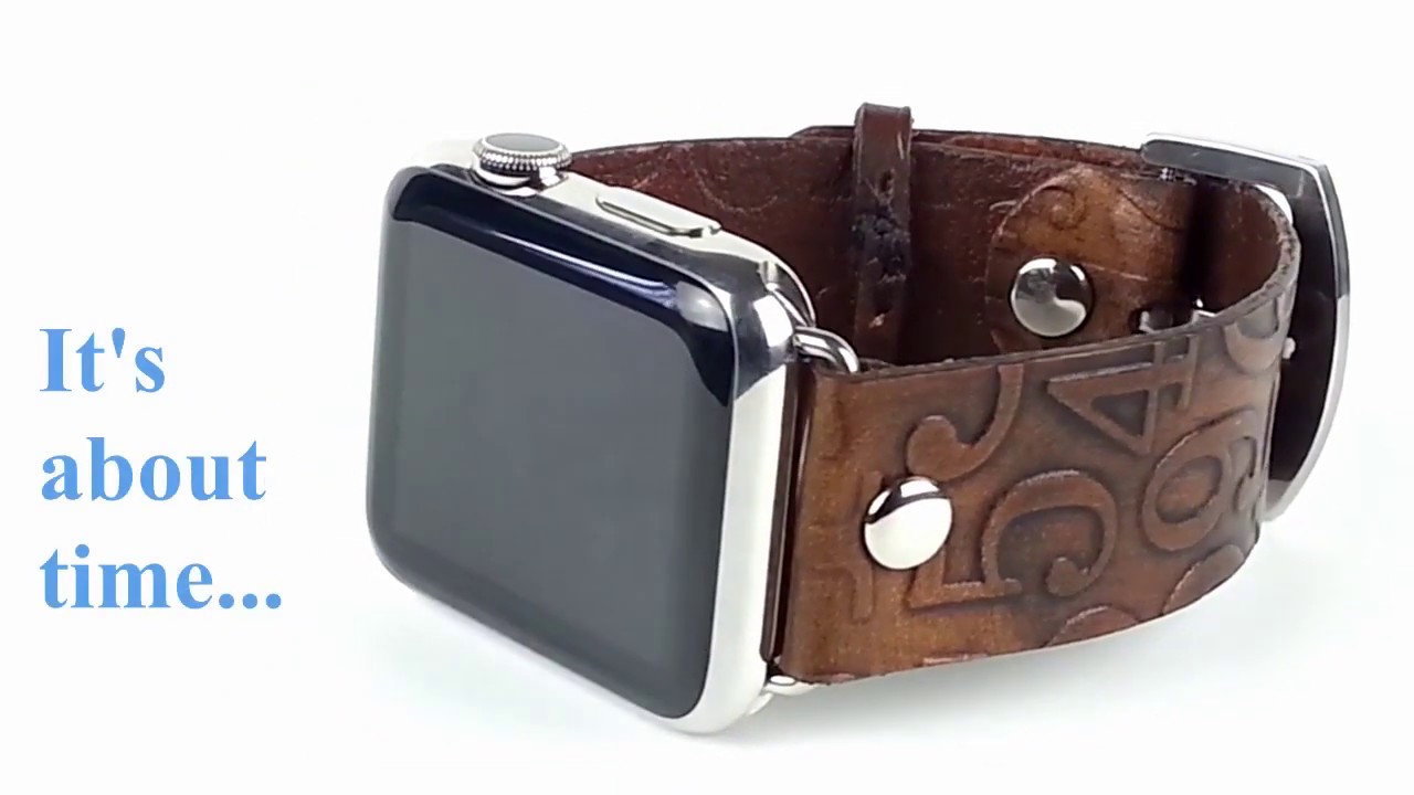 Leather Apple Watch Straps 'Numbers' Collection YouTube