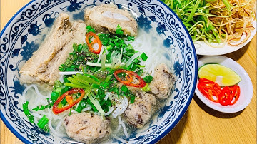 Bún Mọc Sườn - Cách nấu bún mọc sườn ngon như ngoài tiệm