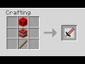 Minecraft UHC but you can craft items with ANY block..