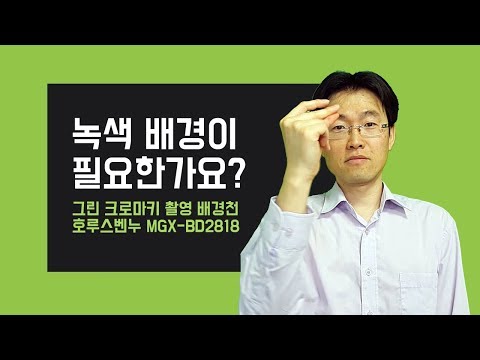 녹색 배경이 필요한가요? 호루스벤누 그린 크로마키 촬영 배경천 MGX-BD2818