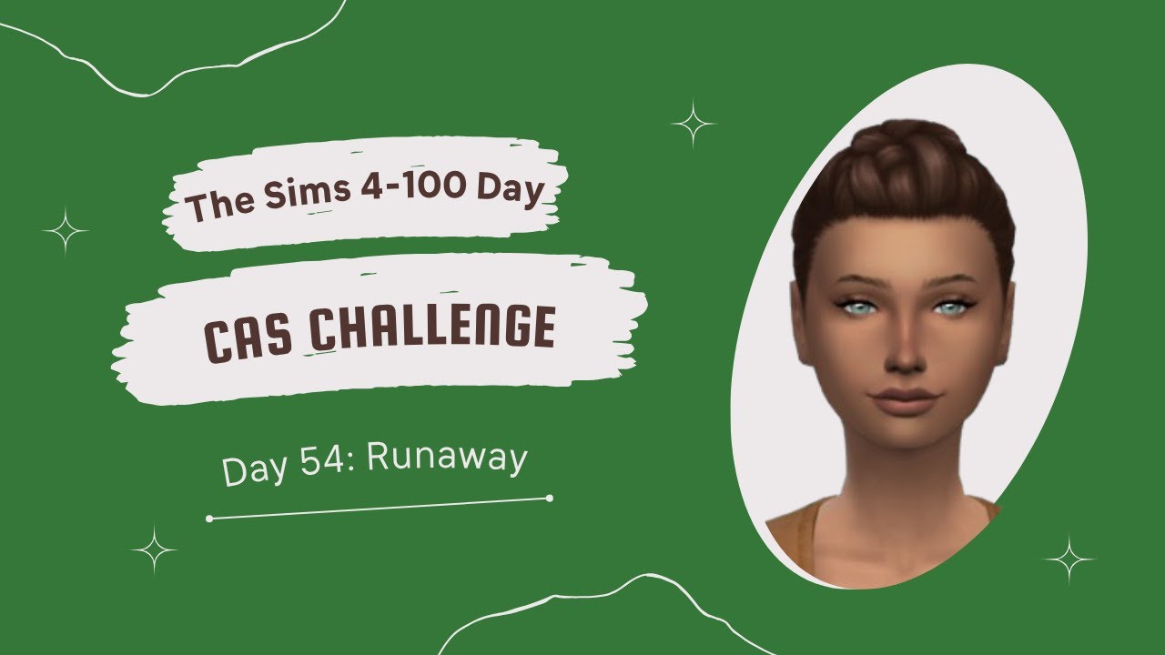 Sim Ranawayyy Making a Runaway Sim in The Sims 4//100 Day CAS//Day 54: Runaway - YouTube