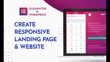 I will create landing page or website using elementor pro