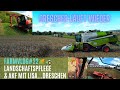 FarmVlog#22 Landschaftspflege - Mulchen & AKF mit Lisa... Der Drescher läuft 🌽🚜