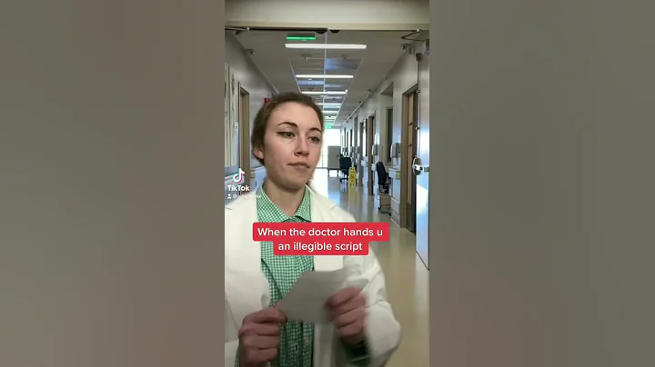 DOCTOR WRITING funny nurse tiktok