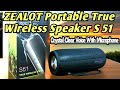 Portable Wireless Speaker FM Radio TFT card slot AUX USB Wireless Music & Hands Free Calls Model S51