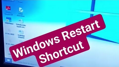 Restart Laptop With Keyboard #shorts #asmr #windows #computer #tricks #shortsfeed