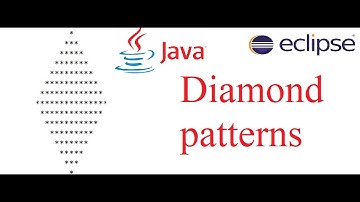 JAVA Code to generate diamond shape pattern