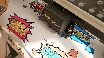 Mutoh Print & Cut Production - ValueCut 600 Cutter and the ValueJet 628 Eco-Solvent Printer