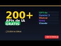 200 APIs de IA GRATIS en un solo repo de GitHub 😱