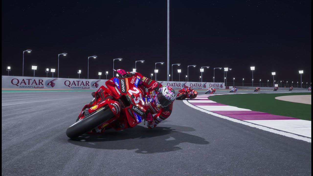 ENEA BASTIANINI VS JORGE MARTIN MOTOGP QATAR TEST 2024 SEASONS MOD TV ...