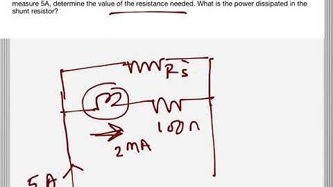 Electrical Engineering: Ammeter (problem example)