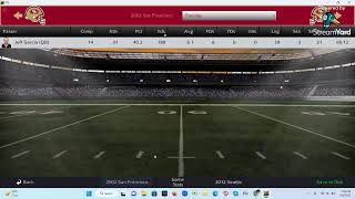 Pro Strategy Football 2023 Steam Tournament 2: 2002 49ers @ 2012 Seahawks, called by Jim Nantz